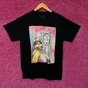 Rick and Morty watercolor eye pull Tshirt size medium